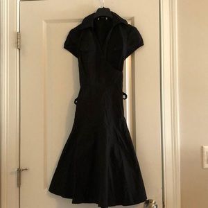 Black petite LOFT dress